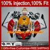 Injectie Mold Backings voor Honda CBR-1000 CBR 1000 CBR1000 RR CC 2004-2005 Carrosserie 52NO.0 1000cc CBR1000RR 04 05 CBR 1000RR 2004 2005 OEM Fairing Kit Repsol Oranje