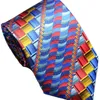 Bow Ties Men's Plaid Tie 100% Silk Blue Red Green Jacquard Party Wedding Woven Fashion Designers Necktie