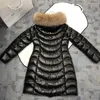 Women's Designer Long Jackets Classic Casual Thick Down Coats Luxury with Fur Hood Outdoor Warm Parka Lady Outwear