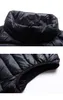 Baidafei最高品質メンズダウンベスト冬のジャケットウエストノースリーブジッパーコートオーバーコートウォームベストプラスサイズ211110