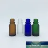 Бутылки для хранения бутылки JARS Travel Bottle 10ML Зеленый синий янтарь прозрачный матовой стеклянной стеклянной, флаконы Эфирное масло с допущенной заводской заводской ценой