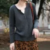 Johnature Women Stickade Slim Pullover Tröjor Casual V-Neck Långärmad Vår 5 Färg Kvinna Vintage Soft Sweaters 210521