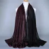 Scarves Sale Ombre Glitter Viscose Scarf Gradient Shawl Women's Muslim Hijab Islamic Turban Wraps 180*90cm