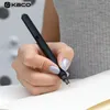 Gelpennen Kacogreen Rocket Simple White Black Pen Body 0,5 mm Clip Fast Dry Sign Gel-Ink Stationery Ink
