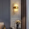 LED-wandlamp voor nachtkastje badkamer spiegel trap woonkamer decoratie postmodern interieurverlichting glazen wandklep 210724