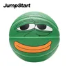 Баскетбольный мяч под брендом Spalding JRS x sad frog Pepe № 7 в подарочной коробке для бойфренда Камуфляж 24K Black Mamba Памятное издание PU игра В помещении на открытом воздухе