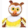 2022 Professionell Fluffy Owl Mascot Kostym Halloween Jul Fancy Party Dress Tecknad Karaktär Väskor Karneval Unisex Vuxna Outfit