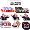 Let's Go Brandon Flags naklejka do samochodu Trump Prank Biden PVC naklejki