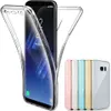 Casos para Coque Galaxy S8 S9 PLUS S7 S6 Edge Proteção Completa Clear Soft TPU Cobertura J3 J5 J7 A3 A5 A7 2017 A8 2018 G360 G530 Fundas