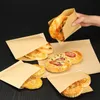 Gift Wrap 100pcs Food Oilproof Paper Bag Sandwich Donut Bread Baking Accessories Bags For Packaging