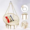 Camp Möbler Exquisite Hammock Chair Fringe Tassels Rund Hängande För Fritid
