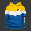 Męska Moda Z Kapturem Z Długim Rękawem Outwear Jesień Wiosna Casual Cool Chectus Fleece Ciepłe Sportswear Zagęszczone Bluzy