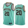 Customtryckt herrtröja LaMelo Gordon Hayward Devonte Graham 2021 Baskettröja Green Buzz Uniform