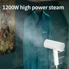 باخرة الملابس المحمولة 1200W سريع الحرارة الحديد البخار مصغرة آلة الكي المحمولة المنزل السفر للملابس الكي