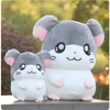 Hamtaro plysch leksak super mjuk japan anime hamster fylld docka barn tecknad figur leksaker för barn födelsedagspresent 25cm 40cm 55cm la247