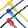 Elektrische Steckverbinder vom T-Hahn-Typ, Beleuchtungszubehör, schnelle Kabelklemmen-Steckverbinder, gespleißte und isolierte männlich-weibliche Anschlüsse für Auto-Verbindungsleitungen, 50 Sätze