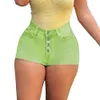 short de jean vert