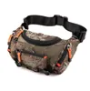 Men sport bag outdoor travel waistbag nylon protable cross body pack camo letter printing fanny packs field tactics hip bags