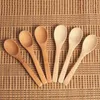 Bamboo Jam Spoons Baby Honey ملعقة القهوة ملعقة صغيرة مطبخ دقيق جديد باستخدام بهار