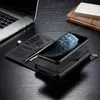 Caseme Многофункциональный кошелек Ретро Кожаные чехлы Flip Magnetic для iPhone 13 12 11 Pro Max XR 8 плюс Samsung Galaxy S20 S21 Ultra Note 20 A51 A71 A52 A72 Большая емкость