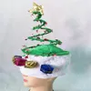 Cute Green Spring Decoration Hat Gifts Wesołych Świąt Boże Narodzenie Ozdoby domu Świętuj dostawy Santa Cap