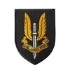 SAS Tático Gancho Militar e Loop Fastener Patches Tecido Armão Bordado Inglaterra Força Aérea Regimento Adesivos Bolsa De Pano Fã Camuflagem Bóton