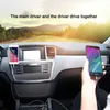 Accnic Universal Car Cigarette Adapter DC 12-24V 5V 2.4A Dual USB Port with car voltage display for Iphone Xiaomi Huawei Car