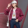 Demin Jacket women Fashion cotton denim short outwear jacket coat for female Spring Autumn 210524