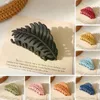 Haarspeldjes Grote bladhaarklauwclip Achterhoofd Baden Meisjes Voor Vrouwen Haar Haar Hoofddeksels Accessoires Shark Plate Clip