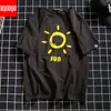 Męska bawełna Moda T-shirt Mens Summer Sun Print Tshirts 5xl Casual Śmieszne T Shirt Tee Man Oversized New Tops Tees Streetwear H1218