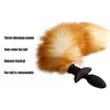 Nxy Sex Anal Toys Beeger Remote Control Wagging Fox Tail Plug New Wireless Swing 1206