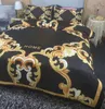 Designer 4PCS sängkläder uppsättningar bomull vävda queen size europeisk stil täcke täcke kudde fodral sängkläder duvet täcke täcker 13