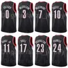 Schermdrukketbal Dennis Smith Jr. Jersey 10 Justise Winslow 26 Ben McLemore 23 Brandon Williams 8 Cody Zeller 40 Larry Nance Jr. 11 Man Vrouw Jeugd Hoog / boven