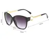 Qualité marque mode protection UV lunettes de soleil imprimé léopard noir grand contour femmes lunettes de mode accessoires alliage plastique cadre lunettes de soleil en gros