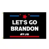 NUOVO!!! Lets Go Brandon Flag 90 * 150cm Bandiere da giardino per interni ed esterni - FJB Poliestere a cucitura singola con occhielli in ottone