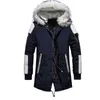 Homens Marca Quente Parka Inverno Macho Espessamento Casual Casual Roupas Casacos Homens Parka Casaco