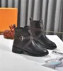 Fashion-Luxury Designer Boot Black Boot Moda Donna Tacco Bootie