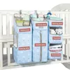 Orzbow bébé berceau organisateur sacs de rangement Bronge Bed rangement Sac à couches Caddy Organiseur Sacs suspendus pour bébé Literie Set Grey 211025