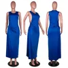 Atacado Womens Vestidos Um Piece Set Sexy Split Y2K Vestido Casual Saia Sólida Alta Qualidade Elegante Luxo Clube Desgaste Mulheres Verão Roupas KLW7282