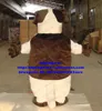 Costumi mascotte Brown Basset Hound Dog Bassotto Beagle Springer Spaniel Costume mascotte Personaggio Grad Night Grandi dimensioni Buone dimensioni zx2279