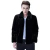 Couro Masculino Faux Curto Casaco Real Homens Outono Jaqueta de Inverno Chegada Mens Casacos e Jaquetas Veste Homme Hiver 1899 KJ1129