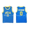 UCLA Bruins Jersey College Basketball Russell Westbrook Lonzo Ball Zach LaVine Kareem Abdul Jabbar Reggie Miller Bill Walton Kevin Love Blue