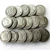 Data di mix US 18071839 17 pezzi con taglio con tappeto mezzo dollaro Copia in argento a moneta per moneta in metallo di produzione 3628550
