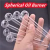 Wholesale thick Pyrex Glass Oil Burner Pipe glass oil nails Water Hand tobcco herb Pipes Smoking Accessories large in stock