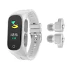 2 In1 Kulaklık Akıllı İzle N8 Nabız Spor Izci Kan Basıncı Monitör Smartwatch