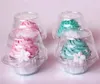 Wholesale Individual Plastic Cupcake Containers Disposable - Mini Fluted Cake Container BPA Free Single Muffin To Go Case