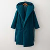 Women Winter Jacket coat Stylish Thick Warm fluff Long Parka Female water proof outerware 210923