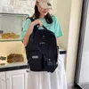 CGCBAG 2021カジュアルマルチポケット原宿バックパック女性大容量スクールバッグのための女性大容量スクールバッグのためのキャンバス防水旅行バッグY1105