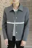 Giacche primaverili Uomo Studenti di moda coreani Bella giacca versatile Colletto per la sera Cappotto casual Abbigliamento da strada Abbigliamento maschile 210527