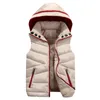 Women's Vests Women's 2022 Winter Coat Women Hooded Warm Vest Plus Size Cotton Jacket Female Padded Wadded Feminina Chalecos Gilet